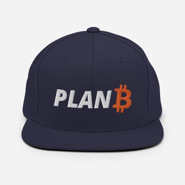 Plan B Bitcoin Hat - Navy