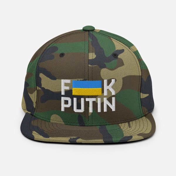 Fuck Putin hat - green camo