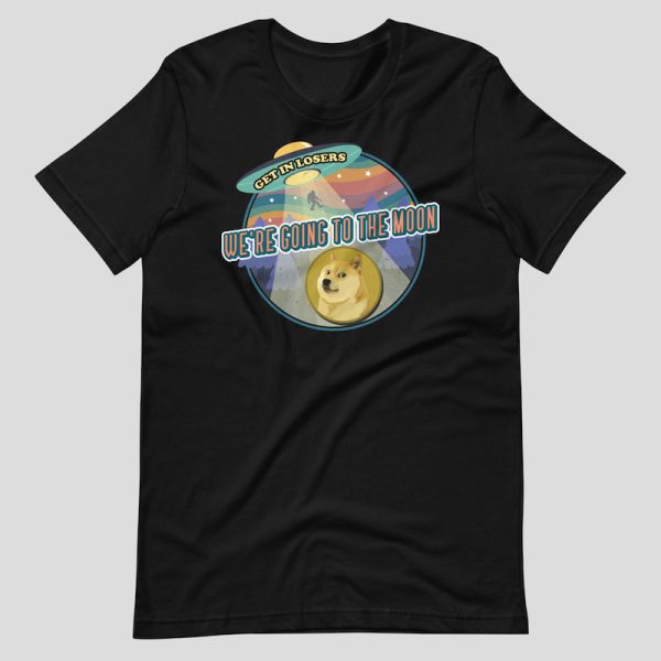 Dogecoin We're Going to the Moon Shirt - Image 4