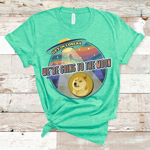 T-shirt Dogecoin « We’re Going to the Moon »