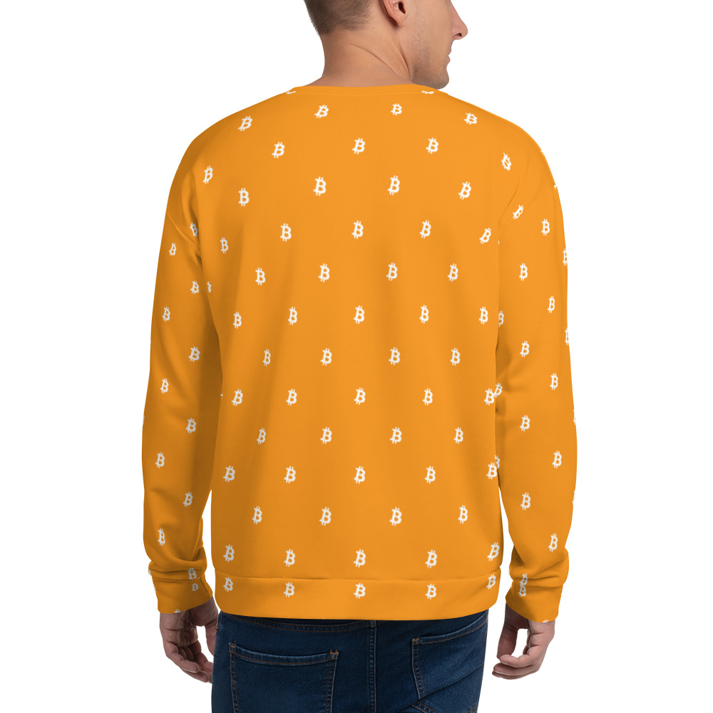 Orange Bitcoin Sweatshirt - Image 5