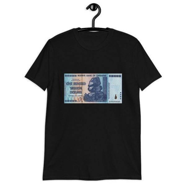 100 trillion dollar bill shirt, black