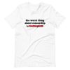 The Worst Thing About Censorship Shirt, White